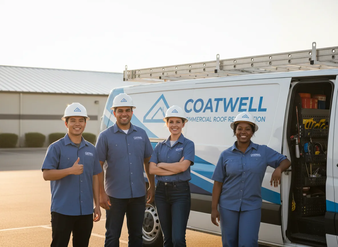 Commercial roof coating company in Westwood, MA